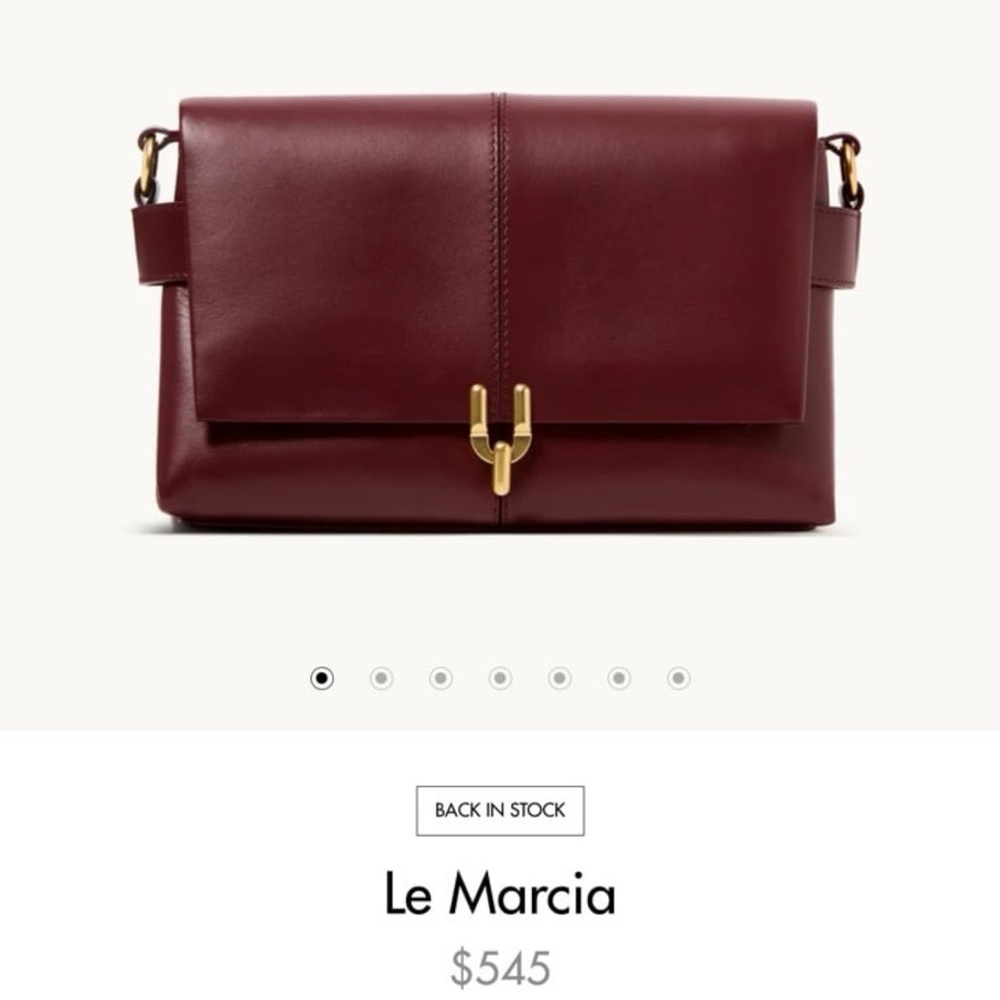 Leo Et Violette Le Marcia bag in Burgundy